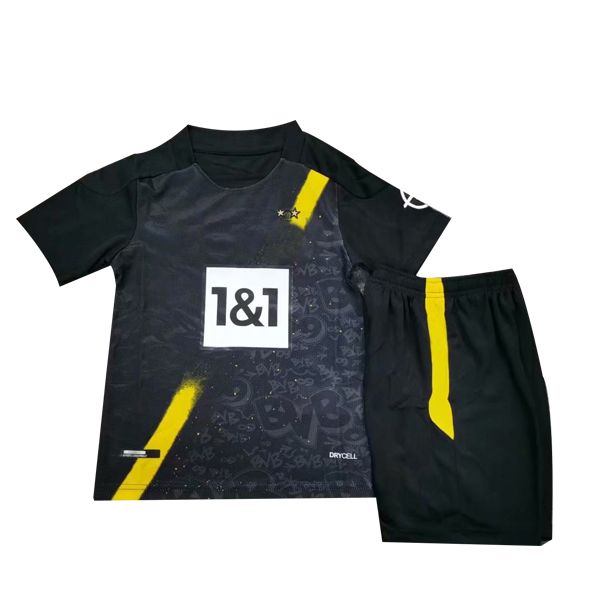 kids kit +socks yellow soccer jersey 9 haaland home 20 21 #7 sancho #11 reus child dortmund football shirt customized with shorts, Black;yellow
kids kit +socks yellow soccer jersey 9 haaland home 20 21 #7 sancho #11 reus child dortmund football shirt customized with shorts, Black;yellow