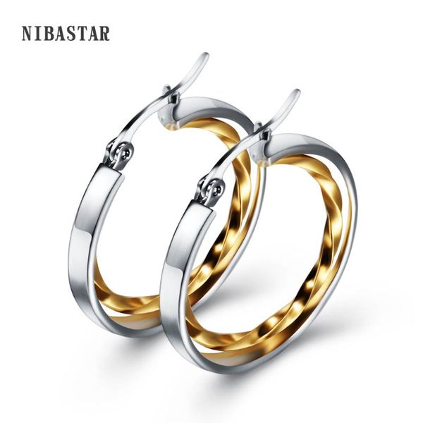 hoop & huggie jewels silver color&gold-color punk rock stainless steel earrings for women wedding party jewelry, Golden;silver
hoop & huggie jewels silver color&gold-color punk rock stainless steel earrings for women wedding party jewelry, Golden;silver