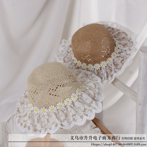 wide brim hats 2021 summer children floppy straw sun hat foldable with lace bow big up caps beach uv protection breathable, Blue;gray
wide brim hats 2021 summer children floppy straw sun hat foldable with lace bow big up caps beach uv protection breathable, Blue;gray