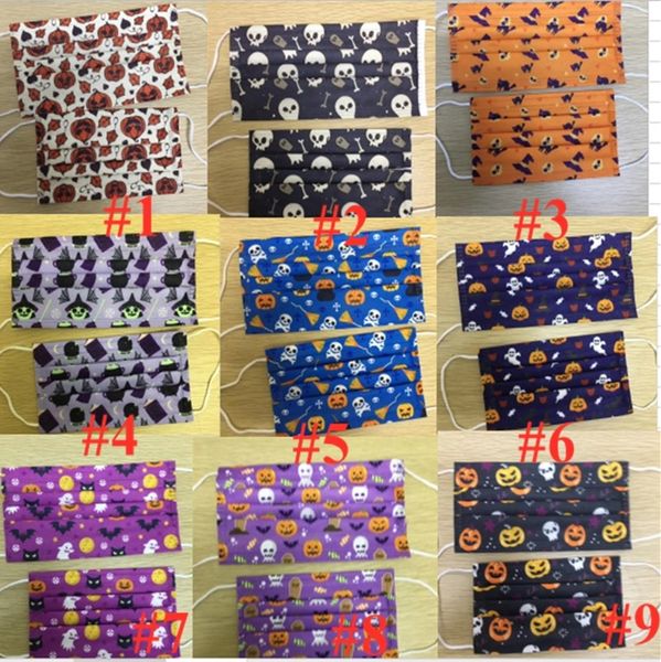 50pcs/pack disposible face masks kids adults 3 layers non-woven facemasks hallooween pumpkin ghost pattern cartoon party mouth cover e9304, Blue
50pcs/pack disposible face masks kids adults 3 layers non-woven facemasks hallooween pumpkin ghost pattern cartoon party mouth cover e9304, Blue