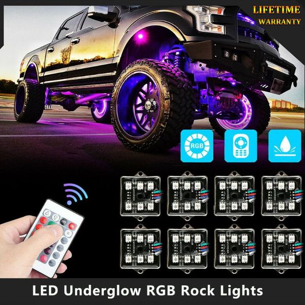 new led underglow rgb rock lights multicolor neon strip light kit for off-road truck remote control led light
new led underglow rgb rock lights multicolor neon strip light kit for off-road truck remote control led light