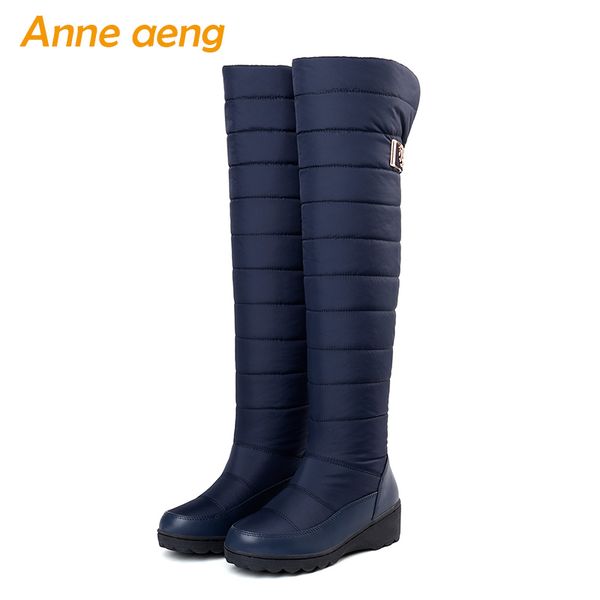 2020 new winter over-the-knee boots middle heel waterproof ladies women shoes blue down snow thigh high boots big size, Black
2020 new winter over-the-knee boots middle heel waterproof ladies women shoes blue down snow thigh high boots big size, Black