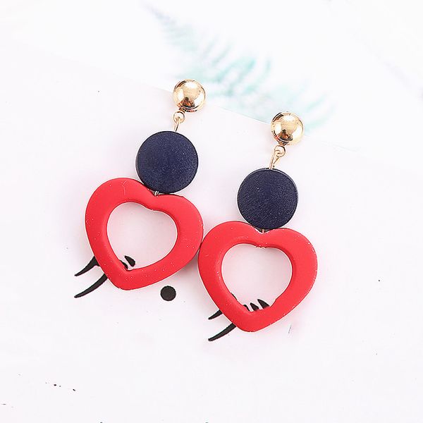 dangle & chandelier european and american fashion exaggerated fabric wood hollow heart pendant earrings simple striped colorful woman, Silver
dangle & chandelier european and american fashion exaggerated fabric wood hollow heart pendant earrings simple striped colorful woman, Silver