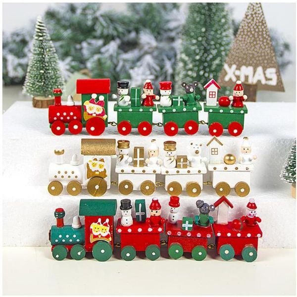 1 pcs new christmas train painted wood christmas decoration for home with santa bear xmas kid toys gift ornament new year gift
1 pcs new christmas train painted wood christmas decoration for home with santa bear xmas kid toys gift ornament new year gift