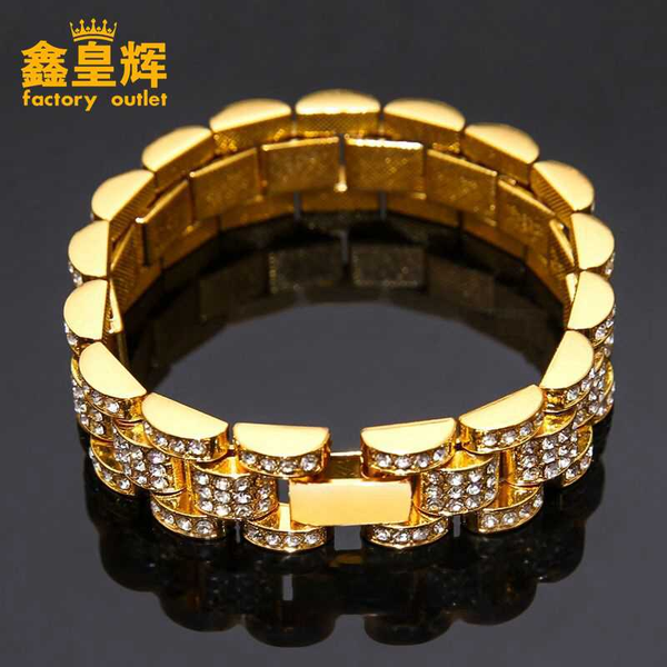 european and american men's latest hip hop jewelry bracelet gold hip hop cuba chain full zircon luxury accessories bracelet best, Golden;silver
european and american men's latest hip hop jewelry bracelet gold hip hop cuba chain full zircon luxury accessories bracelet best, Golden;silver