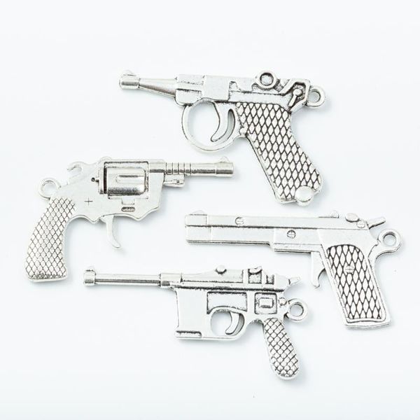 charms 6/9/10pcs vintage ancient gun zinc alloy pendant suitable for diy bracelet necklace metal jewelry accessories 6777-6781, Bronze;silver
charms 6/9/10pcs vintage ancient gun zinc alloy pendant suitable for diy bracelet necklace metal jewelry accessories 6777-6781, Bronze;silver