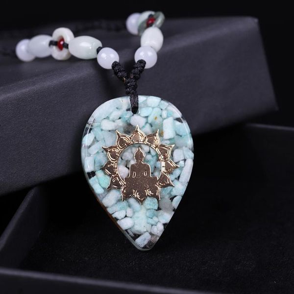pendant necklaces amazonite reiki necklace orgonite energy glamour jewelry for woman adjustable healing, Silver
pendant necklaces amazonite reiki necklace orgonite energy glamour jewelry for woman adjustable healing, Silver