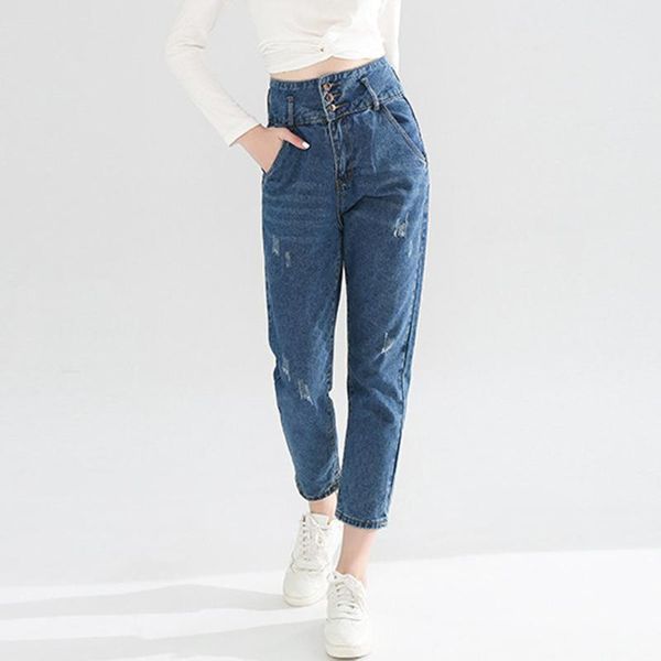srogem jean mom jeans boyfriend jeans woman women ankle length high waist frazzle button zipper pocket denim pants, Blue
srogem jean mom jeans boyfriend jeans woman women ankle length high waist frazzle button zipper pocket denim pants, Blue