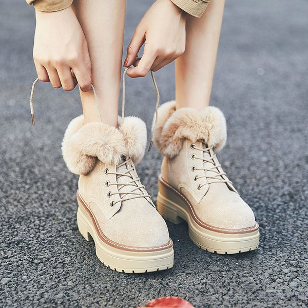 swyivy genuine leather ankle boots women fur shoes 2020 winter new fur casual high snow boots black female
swyivy genuine leather ankle boots women fur shoes 2020 winter new fur casual high snow boots black female