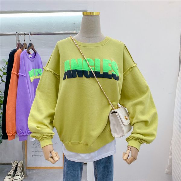 fake two-piece women's loose korean style sweatersweater sweater ins lazy style mid-length printed letter stitching long sleeve spri, Black
fake two-piece women's loose korean style sweatersweater sweater ins lazy style mid-length printed letter stitching long sleeve spri, Black