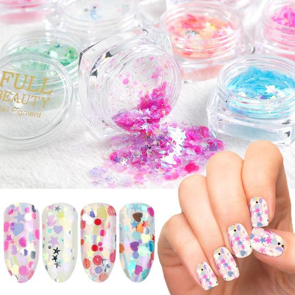 nail glitter 1 box holo ab sequins mix round heart flakes 3d charms mermaid paillette diy manicure art decoration sacx01-12, Silver;gold
nail glitter 1 box holo ab sequins mix round heart flakes 3d charms mermaid paillette diy manicure art decoration sacx01-12, Silver;gold