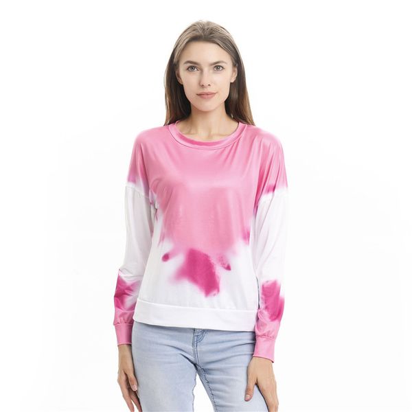 women tie dyeed fitness t-shirt for running fashion loose gradient sport running long sleeve hoody tee moletom feminino, Black;blue
women tie dyeed fitness t-shirt for running fashion loose gradient sport running long sleeve hoody tee moletom feminino, Black;blue