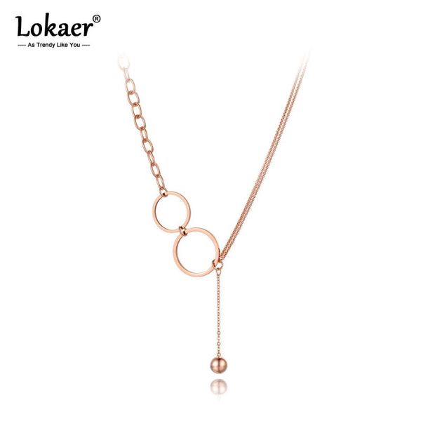 chains lokaer bohemia design stainless steel circle choker necklaces jewelry trendy rose gold ball pendant necklace for women n20025, Silver
chains lokaer bohemia design stainless steel circle choker necklaces jewelry trendy rose gold ball pendant necklace for women n20025, Silver