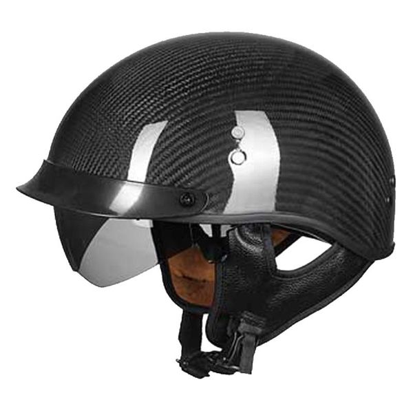 bright black carbon fiber motorcycle helmet half helmet moto crash retro vintage motorbike biker dot certification
bright black carbon fiber motorcycle helmet half helmet moto crash retro vintage motorbike biker dot certification