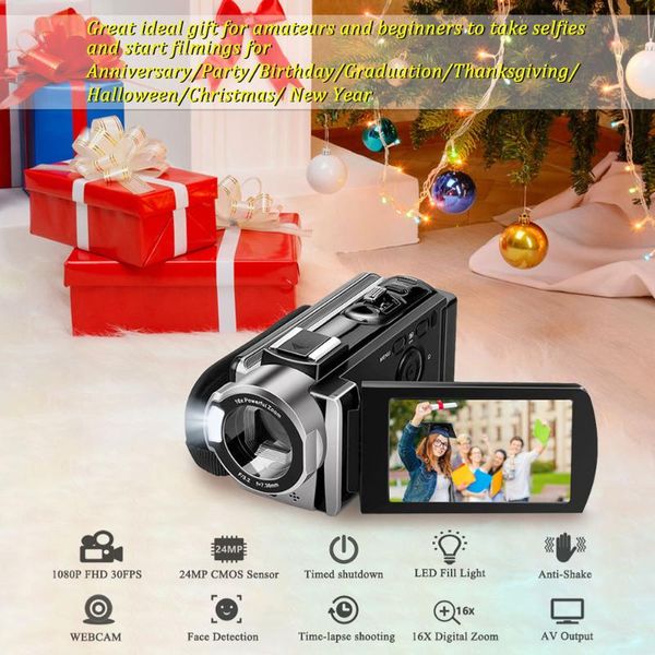 video camera camcorder fhd 1080p 15fps 24m vlogging camera recorder 3.0 inch 16x zoom camcorders youtube
video camera camcorder fhd 1080p 15fps 24m vlogging camera recorder 3.0 inch 16x zoom camcorders youtube