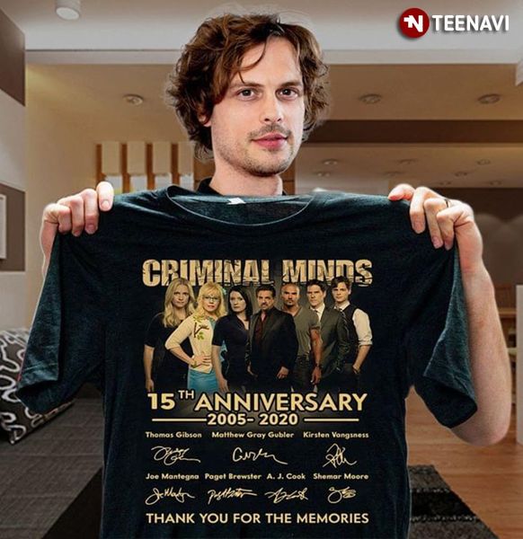 men t shirt criminal minds 15th anniversary thank you for the memories women tshirts
men t shirt criminal minds 15th anniversary thank you for the memories women tshirts