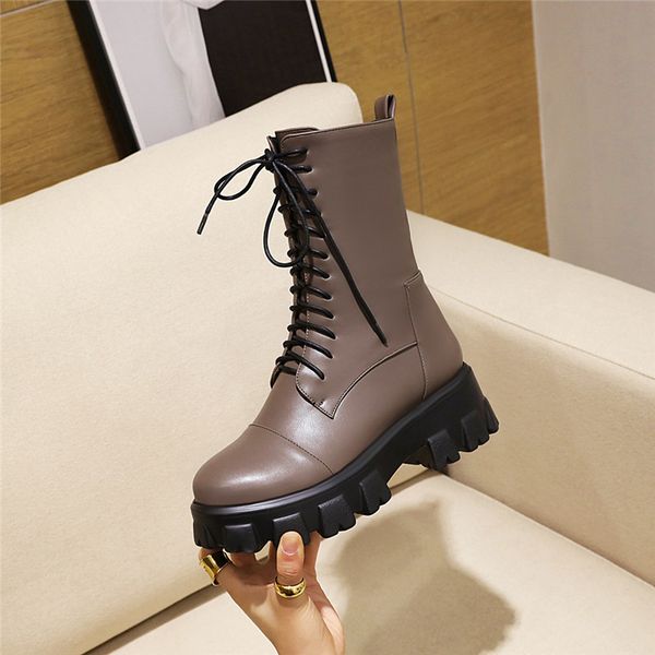 ymechic fashion winter 4 color lace up boots platform shoes women block high heel white black biker ankle combat boots for women
ymechic fashion winter 4 color lace up boots platform shoes women block high heel white black biker ankle combat boots for women