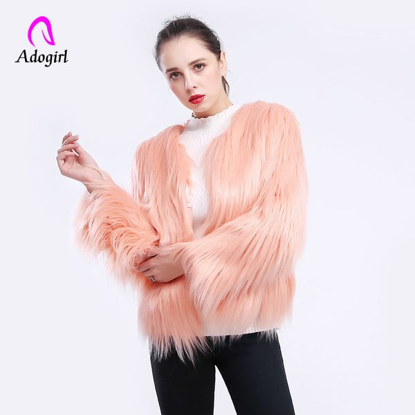 women's fur & faux plus size women coat elegant solid autumn winter thick warm female jackets coats streetwear ladies lambswool, Black
women's fur & faux plus size women coat elegant solid autumn winter thick warm female jackets coats streetwear ladies lambswool, Black
