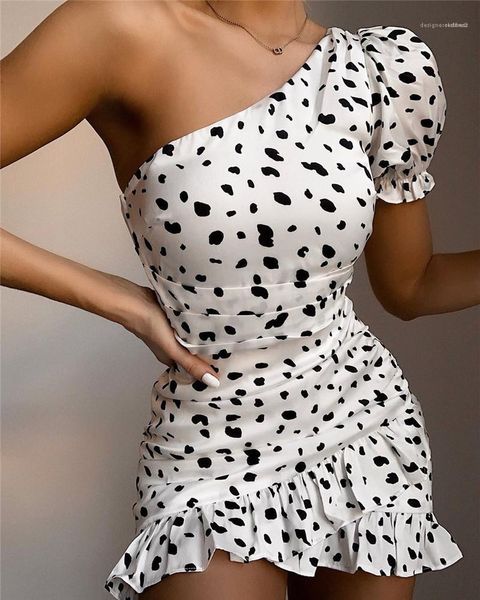 casual womens dresses fashion one shoulder bodycon dresses casual ruffle dresses womens clothing designer polka dot, Black;gray
casual womens dresses fashion one shoulder bodycon dresses casual ruffle dresses womens clothing designer polka dot, Black;gray