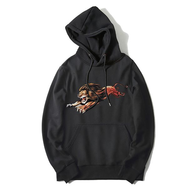 Mens Hoodies Fashion Men Women Stylish Lion Print Hoodies Jacket Mens High Quality Casual Sweatshirts Black S-2XL
Mens Hoodies Fashion Men Women Stylish Lion Print Hoodies Jacket Mens High Quality Casual Sweatshirts Black S-2XL