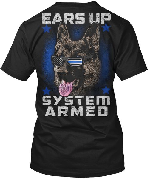 men t shirt k9 unit ears up system armed tshirts women t-shirt