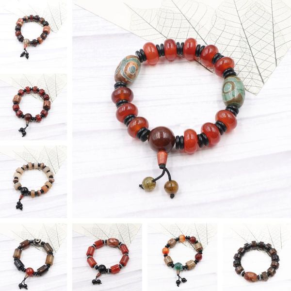 charm bracelets 8 style natural stone agates beads handmade string bangle wristband prayer lucky vintage jewelry 19cm b339, Golden;silver
charm bracelets 8 style natural stone agates beads handmade string bangle wristband prayer lucky vintage jewelry 19cm b339, Golden;silver