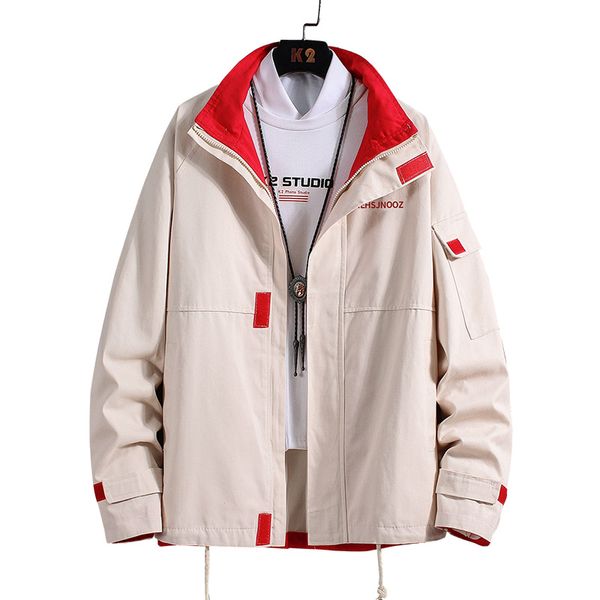 men's jackets mens casual patchwork coat safari style male pilot with autumn hip hop streetwear windbreaker clothing, Black;brown
men's jackets mens casual patchwork coat safari style male pilot with autumn hip hop streetwear windbreaker clothing, Black;brown