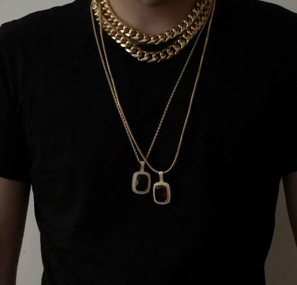 black red resin glass pendant necklace for women gold color thick chain clavicle chains short necklace female fashion jewelry, Silver
black red resin glass pendant necklace for women gold color thick chain clavicle chains short necklace female fashion jewelry, Silver