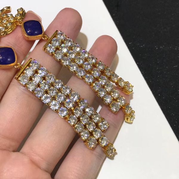 2020 blue stone for women drop earring and diamond wedding jewelry gift with box ps4242, Silver
2020 blue stone for women drop earring and diamond wedding jewelry gift with box ps4242, Silver
