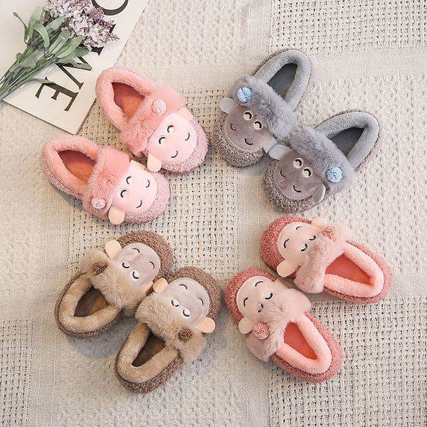 keep warm slippers indoor furry slides child winter home shoes baby monkey plush slippers 2020 stylish, Black;grey
keep warm slippers indoor furry slides child winter home shoes baby monkey plush slippers 2020 stylish, Black;grey