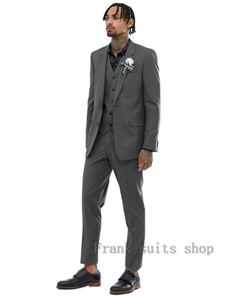 men's suits & blazers 2021 terno custom made summer grey groom mens man gray suit wedding tuxedos for men (jacket+vest+pant), White;black
men's suits & blazers 2021 terno custom made summer grey groom mens man gray suit wedding tuxedos for men (jacket+vest+pant), White;black