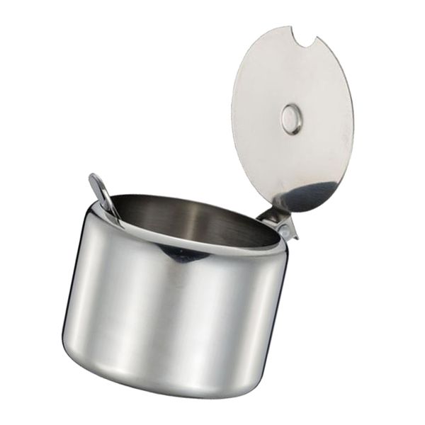 из нержавеющей стали приправа может сахар соль хранения jar контейнер с ложкой 
из нержавеющей стали приправа может сахар соль хранения jar контейнер с ложкой