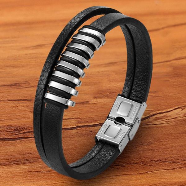 charm bracelets luxury hand accessories punk jewelry black genuine leather men bracelet magnetic rope wholesale braided stainless steel, Golden;silver
charm bracelets luxury hand accessories punk jewelry black genuine leather men bracelet magnetic rope wholesale braided stainless steel, Golden;silver