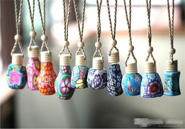polymer clay vials glass perfume bottle for essential oil fragrance bottle charming pendant car decoration 15ml
polymer clay vials glass perfume bottle for essential oil fragrance bottle charming pendant car decoration 15ml