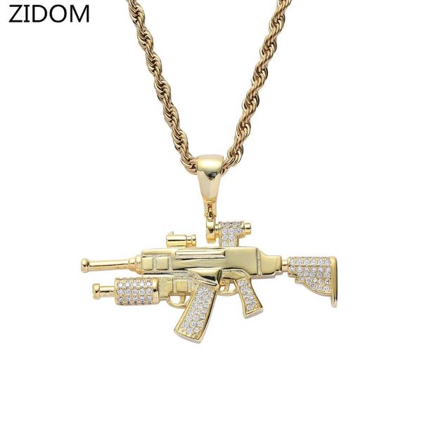 men/women hip hop iced out bling submachine gun pendant necklaces zircon charm necklace hiphop jewelry fashion gifts, Silver
men/women hip hop iced out bling submachine gun pendant necklaces zircon charm necklace hiphop jewelry fashion gifts, Silver