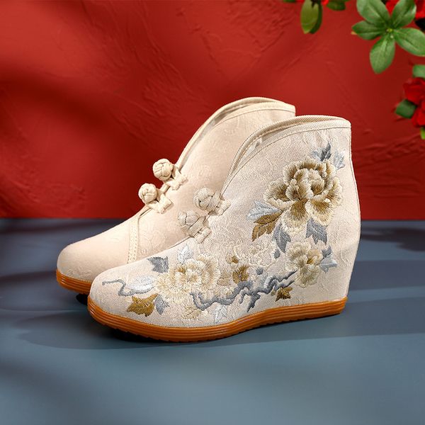 2020 embroidered boots round toe women's boots national style embroidered cloth shoes women shoes, Black
2020 embroidered boots round toe women's boots national style embroidered cloth shoes women shoes, Black