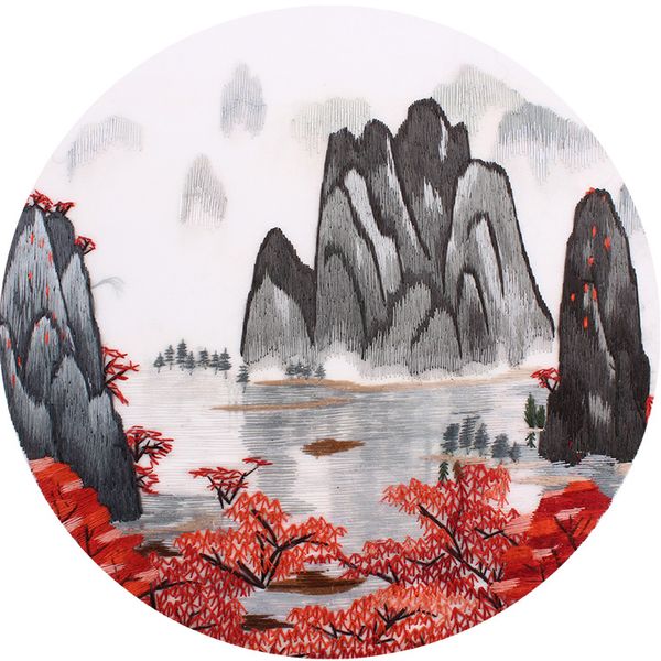 paintings diy 100% mulberry silk suzhou embroidery sets printed patterns needlework kits beginner's scenic series
paintings diy 100% mulberry silk suzhou embroidery sets printed patterns needlework kits beginner's scenic series