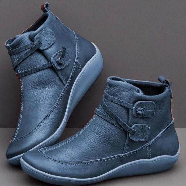 women's pu leather ankle boots women autumn winter cross strappy vintage women punk boots ladies shoes woman botas mujer, Black
women's pu leather ankle boots women autumn winter cross strappy vintage women punk boots ladies shoes woman botas mujer, Black