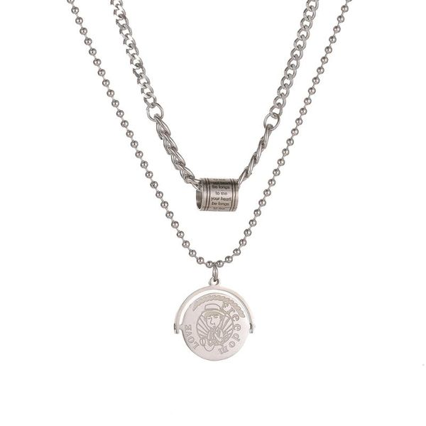 pendant necklaces love om letter cylinder choker roller your heart be longs to me chain collar multilayer men women jewelry, Silver
pendant necklaces love om letter cylinder choker roller your heart be longs to me chain collar multilayer men women jewelry, Silver