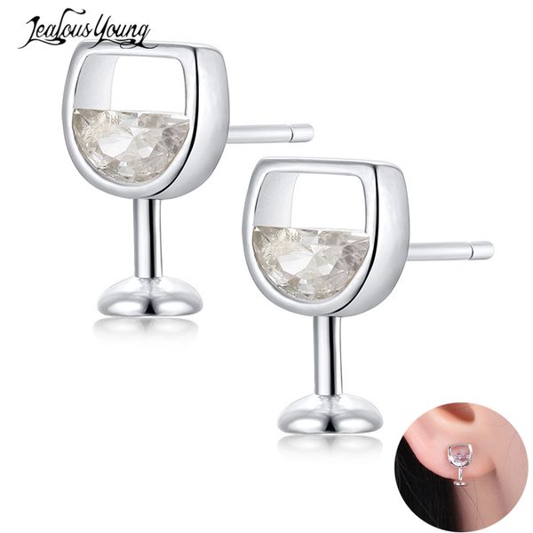 simple wineglass small stud earrings for girls party personality gold color zircon women earings studs brincos jewellry, Golden;silver
simple wineglass small stud earrings for girls party personality gold color zircon women earings studs brincos jewellry, Golden;silver