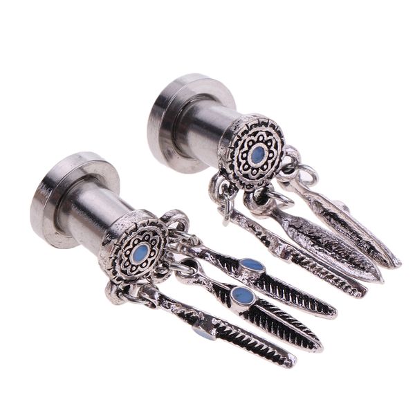 1 пара классический dreamcatcher перья мотаться ear gauge подключи 2g-11/16 \»калибровочные, Slivery;golden
1 пара классический dreamcatcher перья мотаться ear gauge подключи 2g-11/16 \»калибровочные, Slivery;golden