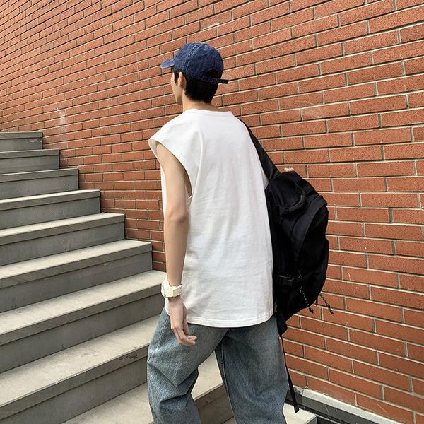 summer waistcoat sleeveless t-shirt men's tide port wind vest ultra-cec loose hip-hop trend street t-shirts mens designer t shirts, White;black
summer waistcoat sleeveless t-shirt men's tide port wind vest ultra-cec loose hip-hop trend street t-shirts mens designer t shirts, White;black