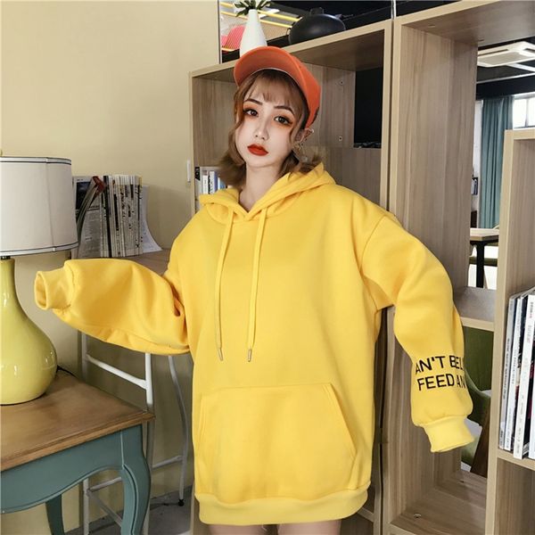 harajuku women yellow red hoodies long sleeve letter hooded sweatshirt loose pullovers big pockets oversized tracksuits, Black
harajuku women yellow red hoodies long sleeve letter hooded sweatshirt loose pullovers big pockets oversized tracksuits, Black