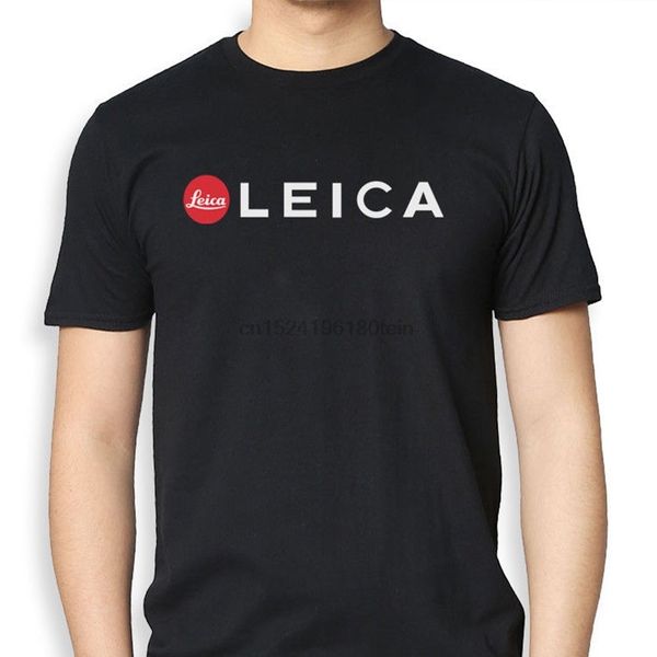 leica camera logo men's fashion graphic tee t-shirt