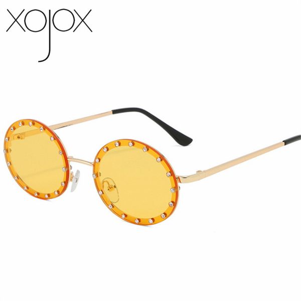 sunglasses xojox round men women punk sun glasses vintage frameless diamond eyeglasses shades for uv400, White;black
sunglasses xojox round men women punk sun glasses vintage frameless diamond eyeglasses shades for uv400, White;black