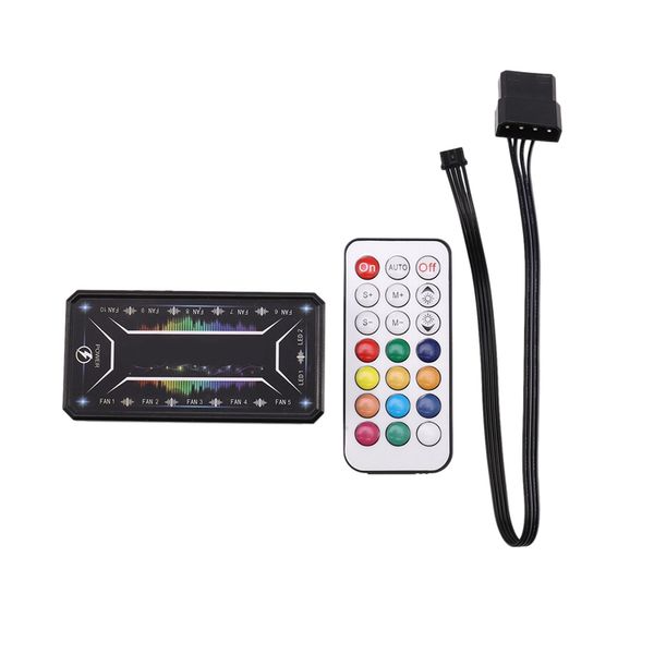 computer pc case fan control board rgb fan remote control switch colors panel can insert 10 rgb fans(1 controller
computer pc case fan control board rgb fan remote control switch colors panel can insert 10 rgb fans(1 controller