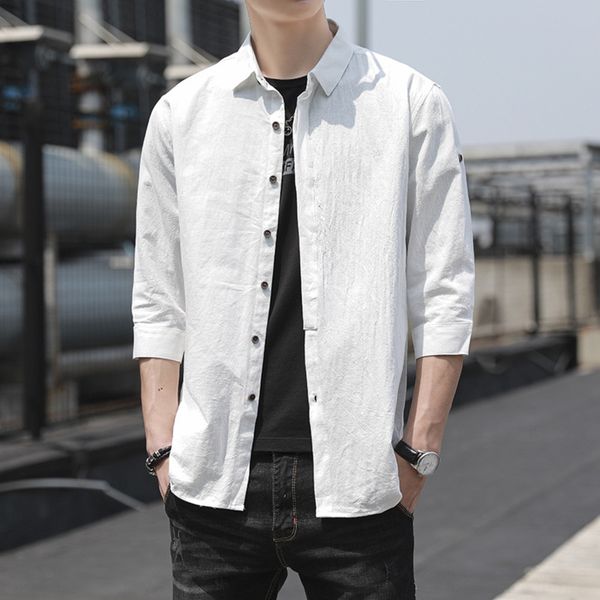 autumn shirt cropped korean slim casual comfortable breathable solid color autumn men's shirt cropped korean slim casual comfortable br, Blue
autumn shirt cropped korean slim casual comfortable breathable solid color autumn men's shirt cropped korean slim casual comfortable br, Blue