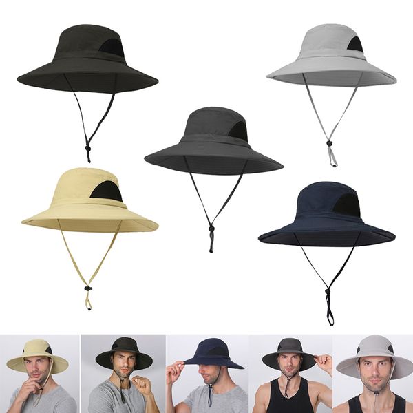 5шт summer sun hat рыбалка hat регулируемый ремешок для подбородка 5 цветов, Black
5шт summer sun hat рыбалка hat регулируемый ремешок для подбородка 5 цветов, Black