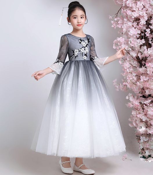 sweet black/white shade lace/tulle flower girls' dresses girl' brithday dresses girls' formal dress holiday dresses custom, White;blue
sweet black/white shade lace/tulle flower girls' dresses girl' brithday dresses girls' formal dress holiday dresses custom, White;blue