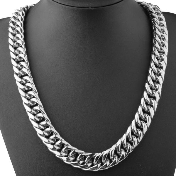 316l stainless steel silver color cuban curb link chain men's women's necklace/bracelet unisex's punk jewelry 7-40inch
316l stainless steel silver color cuban curb link chain men's women's necklace/bracelet unisex's punk jewelry 7-40inch